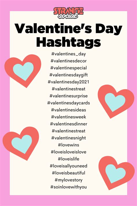 valentines hashtags 2022